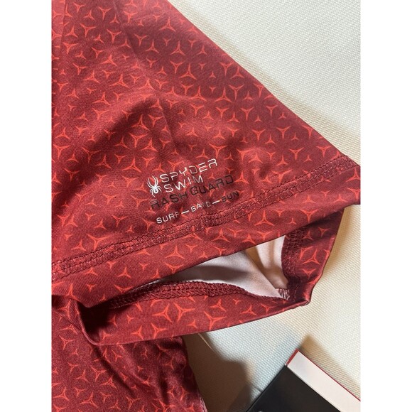 Spyder Men’s Surf Sand Sun Short Sleeve Rash Guard Tee UPF Protection Swim Shirt - Picture 3 of 7